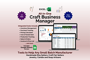 Craft Business Manager - Excel, an App Template by Ardent Workshop (Thumbnail 2 of 9)