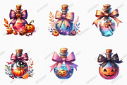 Chic Halloween Potion with Bow Png, a Graphic by designcity5 (Thumbnail 2 of 5)