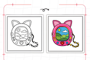 Cozy Vibes Bold & Easy Coloring Book, a Decorative Illustration by Ink Gallery (Thumbnail 4 of 9)