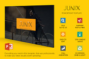 Junix Powerpoint Template, a Presentation Template by UniqueStudio (Thumbnail 1 of 13)