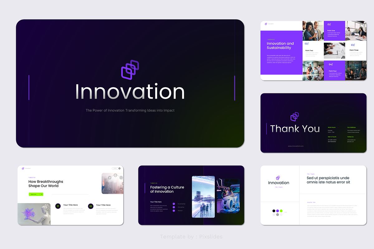 Business Innovation PowerPoint, a Presentation Template by Pixslides (Photo 6 of 7)