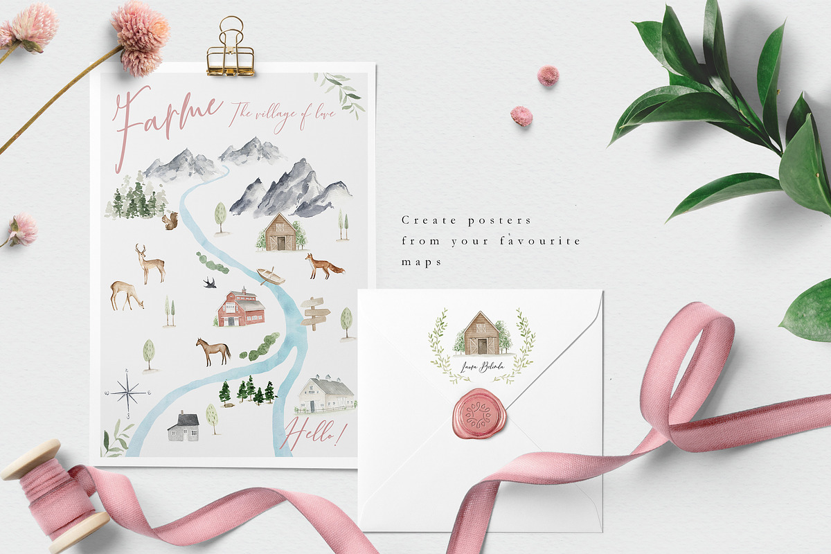 Map Creator, an Animal Illustration by Graphic Box (Photo 14 of 17)