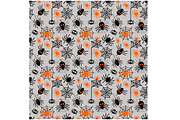 Halloween Cute Spiders Seamless, a Pattern Graphic by Sharon Schwalbe (Thumbnail 3 of 4)