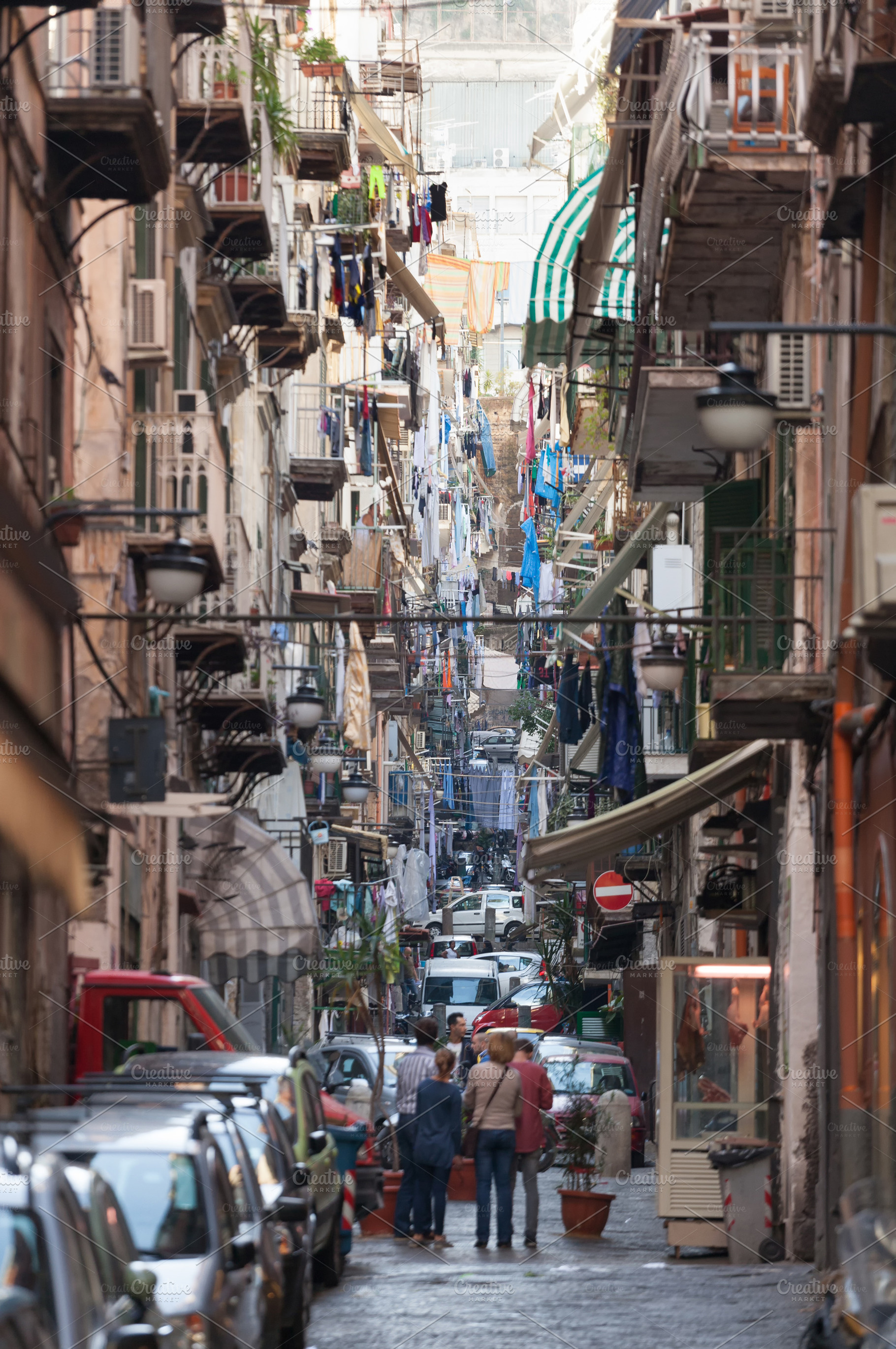 The neighborhood called Quartieri Sp, a Photo by Antonio Gravante Market