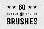 60 Great Subtle Grunge Brushes, a Brush Add-On by TexturWerk (Thumbnail 1 of 4)
