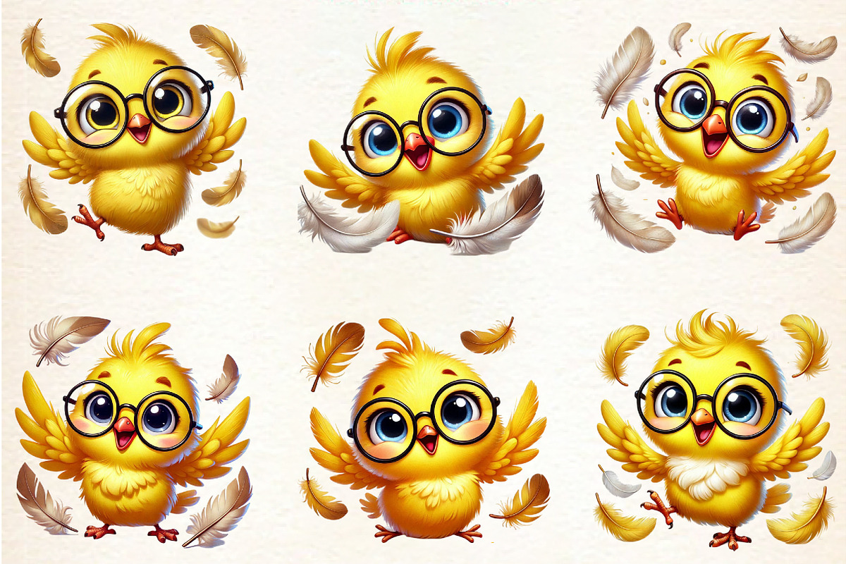 Funny Birds Clipart, an Illustration by DreamArtGraphic (Photo 5 of 5)