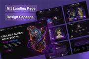 Nft Art Collection Landing Page, a Templates & Theme by Sparkle Template Studio (Thumbnail 3 of 3)