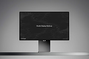 Studio Display Mockup, a Mac Mockup by Flowit Supply (Thumbnail 1 of 2)