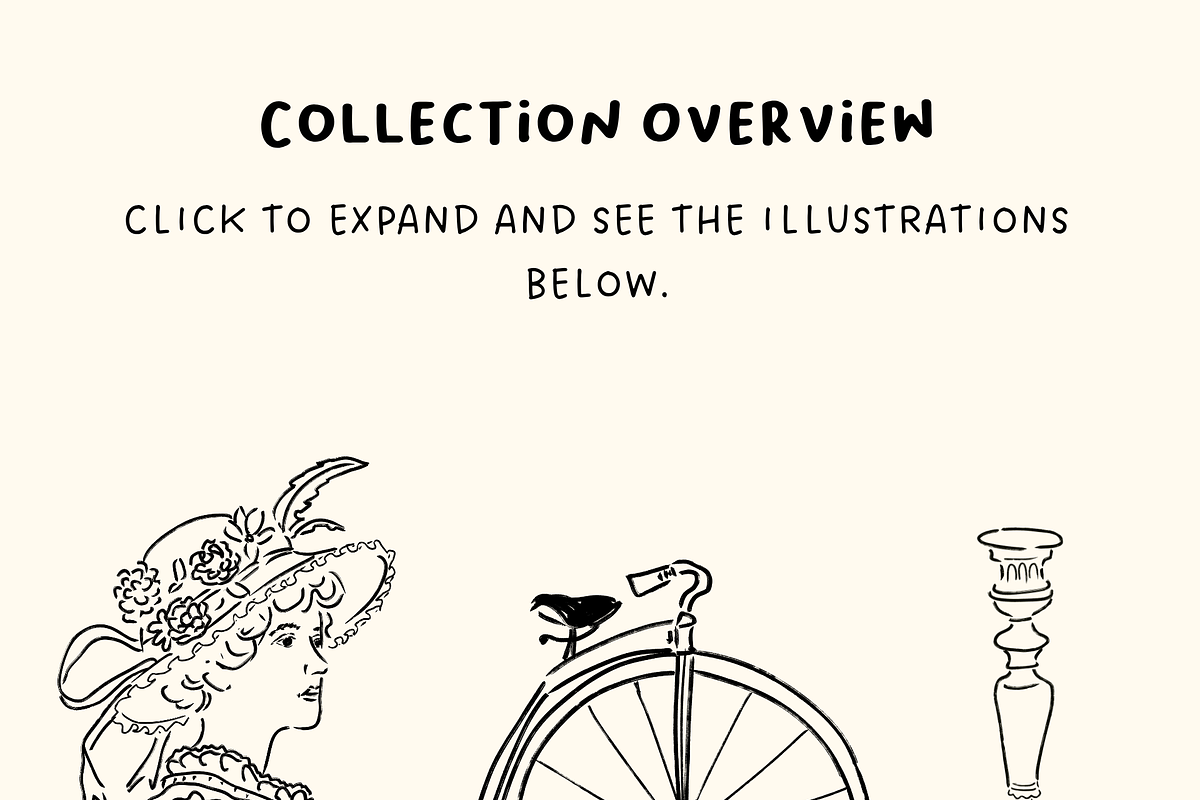 +52 The Antique Decor Illustrations, a Decorative Illustration by The Journey Atelier (Photo 3 of 18)