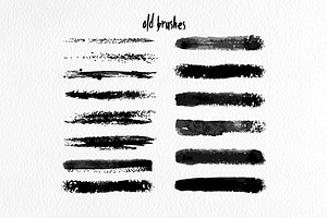 Old Brushes For Illustrator