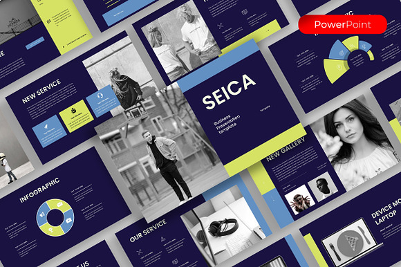 Seica - Business PowerPoint Template preview 6