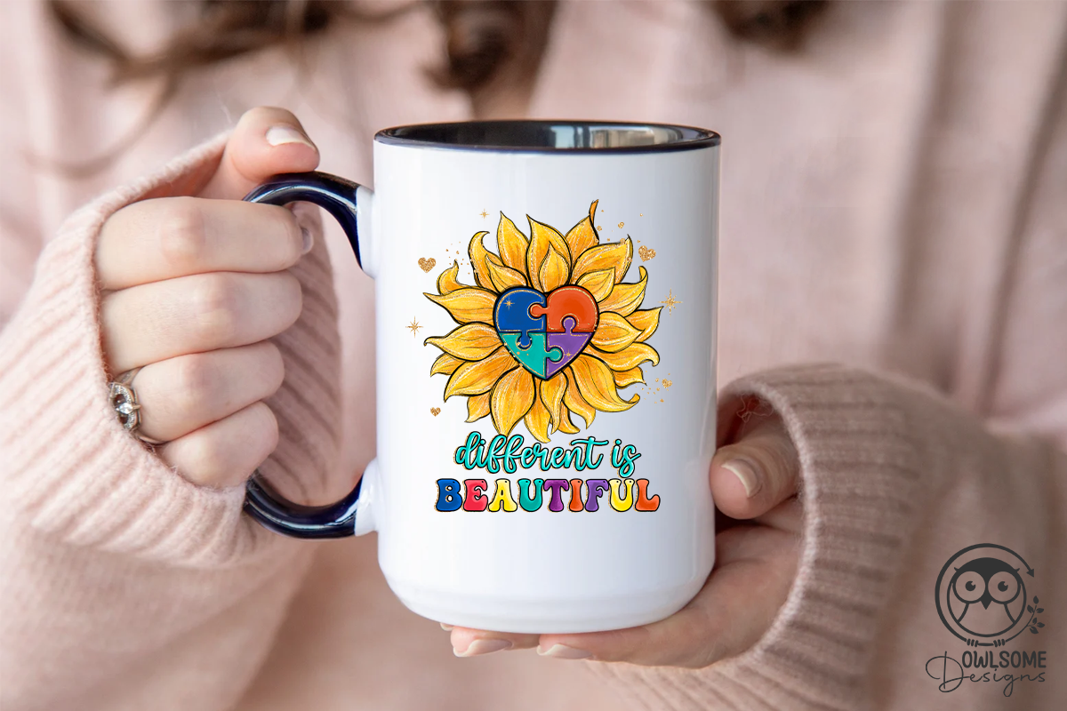 Autism Different Is Beautiful, a Graphic by Owlsome.Designs (Photo 4 of 5)