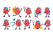 Cute heart character. Anatomical, an Object Illustration by YummyBuum (Thumbnail 1 of 3)