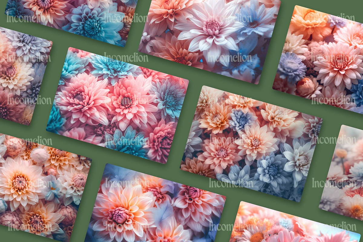 16 Pastel Flower Backgrounds, a Nature Photo by Incomelion (Photo 3 of 6)