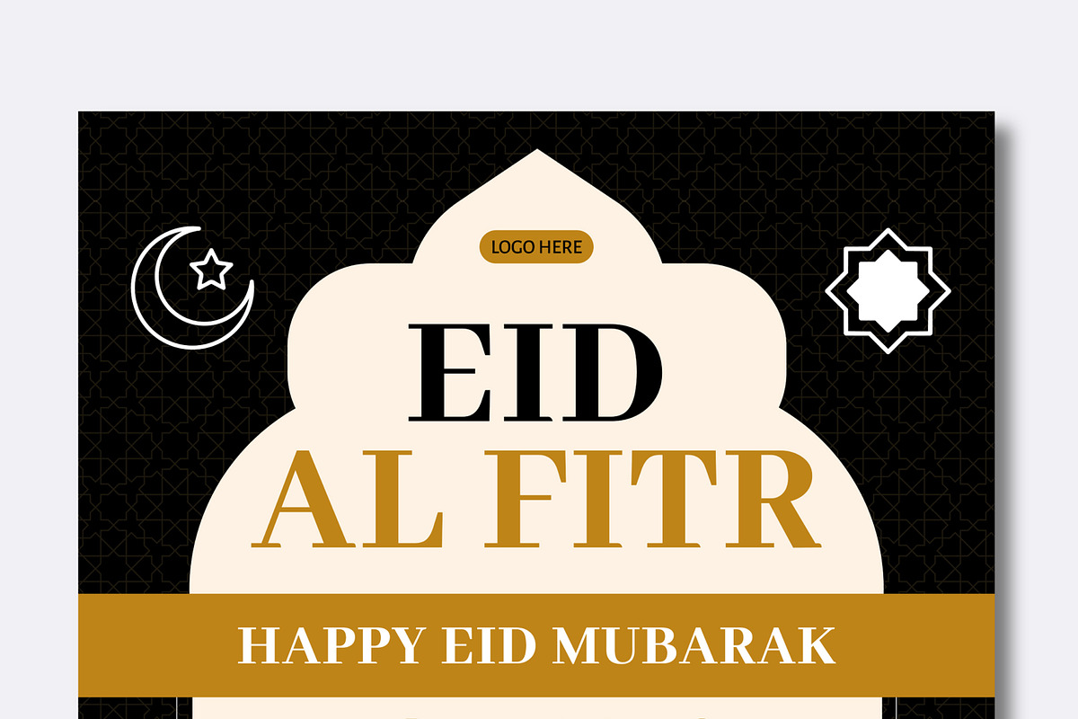 Eid Al Fitr Social Media Post Design, a Social Media Template by MightyDesign (Photo 2 of 6)