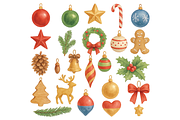 Christmas Ornament Collection, an Object Graphic by RT Studio (Thumbnail 2 of 4)
