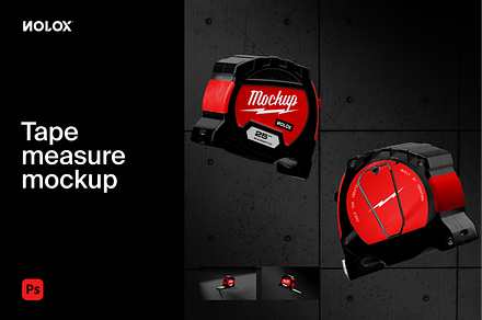 Tape Measure Mockup