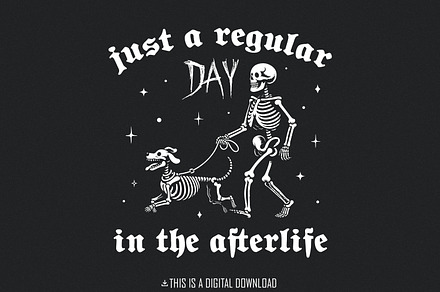 Halloween Skeleton Dog PNG, an Illustration by SharpMarketplace