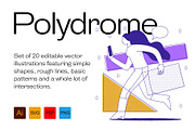 Polydrome - Dynamic illustration set, an Illustration by Growww (Thumbnail 1 of 5)