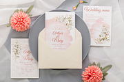 Apple bloom wedding invitations set, an Invitation Template by Doodle emporium (Thumbnail 3 of 7)