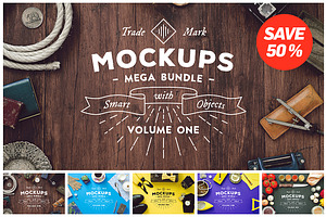 25 Mockups Mega Bundle - vol. 1