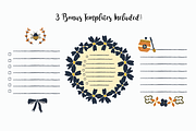 Busy Bee Stationery Kit Clip Art, an Object Graphic by Little Adventure Shop (Thumbnail 2 of 2)