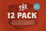 The 12 Pack - Bottle Mock-Ups, a Cups & Container Mockup by Palm Street Creative (Thumbnail 1 of 2)