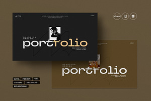 MOXY | Brand Portfolio Template, a Presentation Template by creathrivestudio