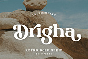Drigha - Stylish Serif Font, a Serif Font by Typebae (Thumbnail 1 of 11)