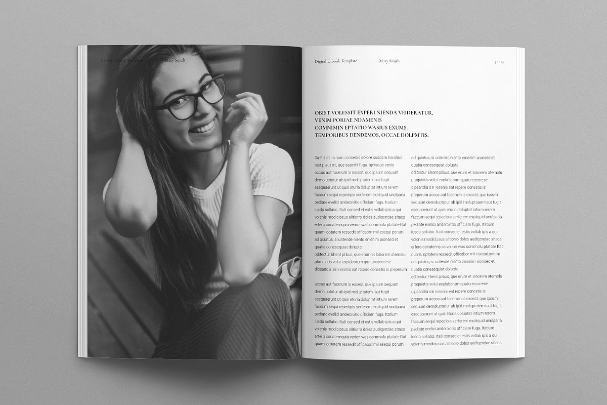 Digital E-Book Design Template, a Magazine Template by E-Type (Photo 6 of 7)
