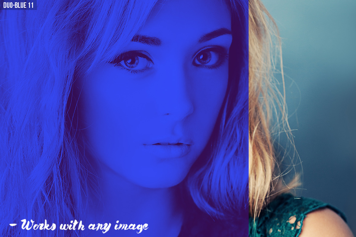 Duo-Blue Duotone Photoshop Action, an Action Add-On by Claudiu Gabriel (Photo 4 of 6)
