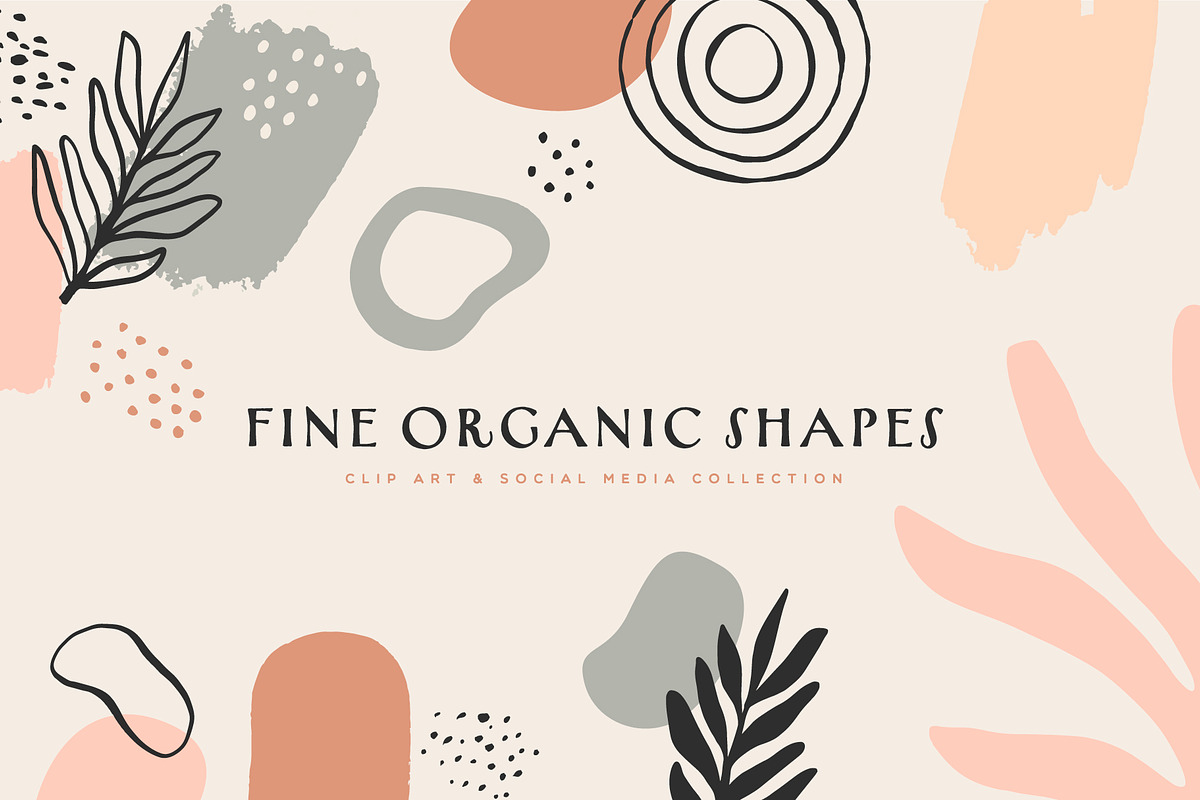 Fine Organic Shapes, a Background Graphic by Dedraw Studio (Photo 1 of 11)