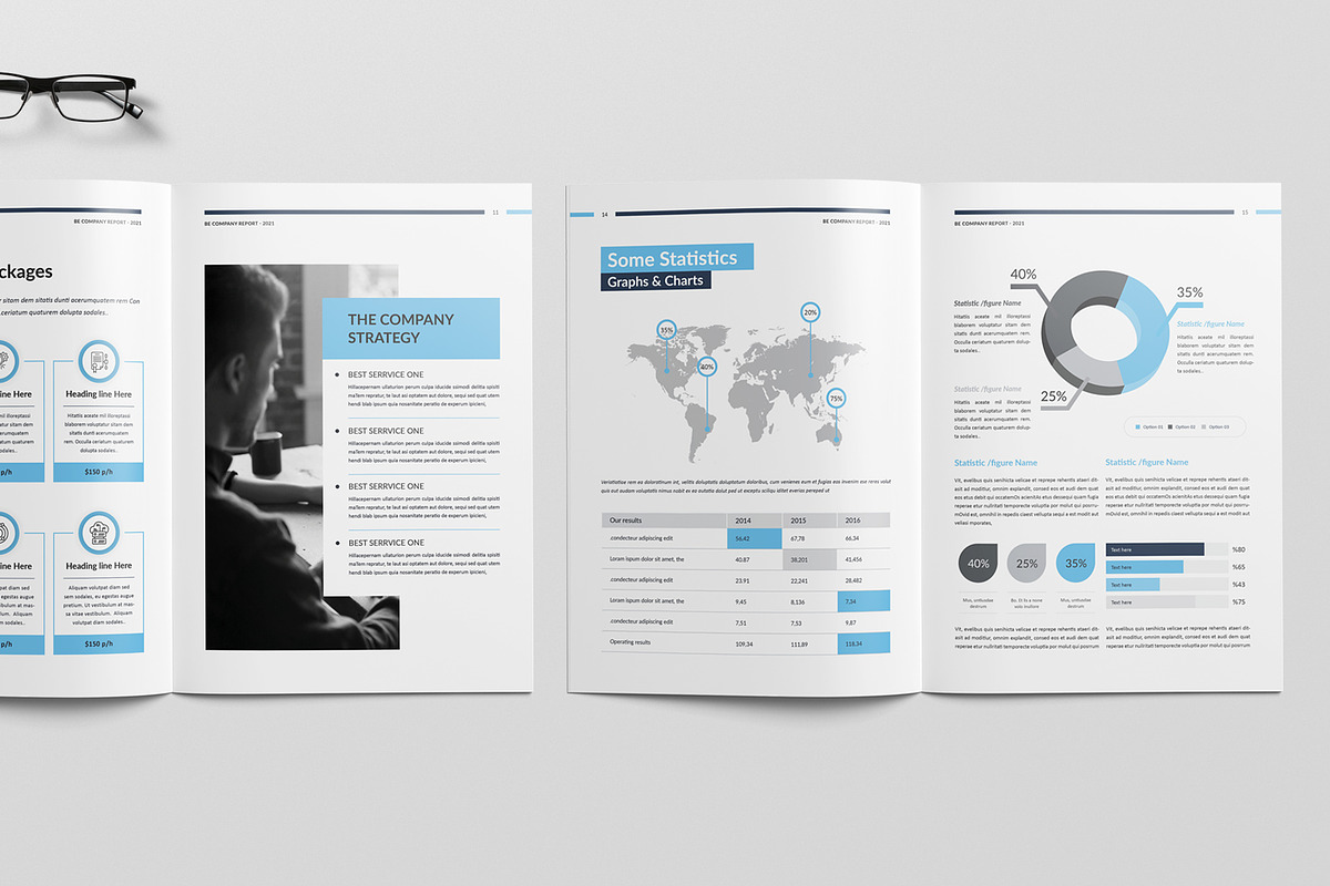 Corporate Brochure 16 Pages, a Brochure Template by Brochure-Market (Photo 6 of 9)