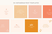 30 Instagram Post Templates in Canva, a Social Media Template by Irene Florentina Design (Thumbnail 3 of 5)