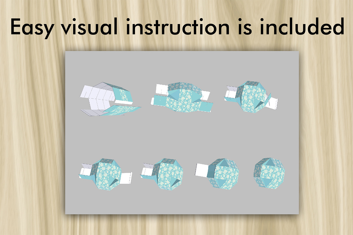 5 Ornamental Gift Сandy-Boxes - PDF, a Print Template by Kseniya-Omega (Photo 5 of 6)