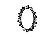 Floral Oval Wreath SVG Bundle, an Illustration by yasushie (Thumbnail 20 of 31)