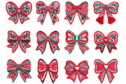 Crochet Valentine Coquette Bow, an Illustration by Designking (Thumbnail 2 of 5)