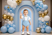 Blue Birthday Balloon Backdrops, a Background Graphic by 3Motional (Thumbnail 20 of 20)