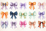 Halloween Coquette Bow Clipart, an Illustration by Rose Art (Thumbnail 3 of 3)