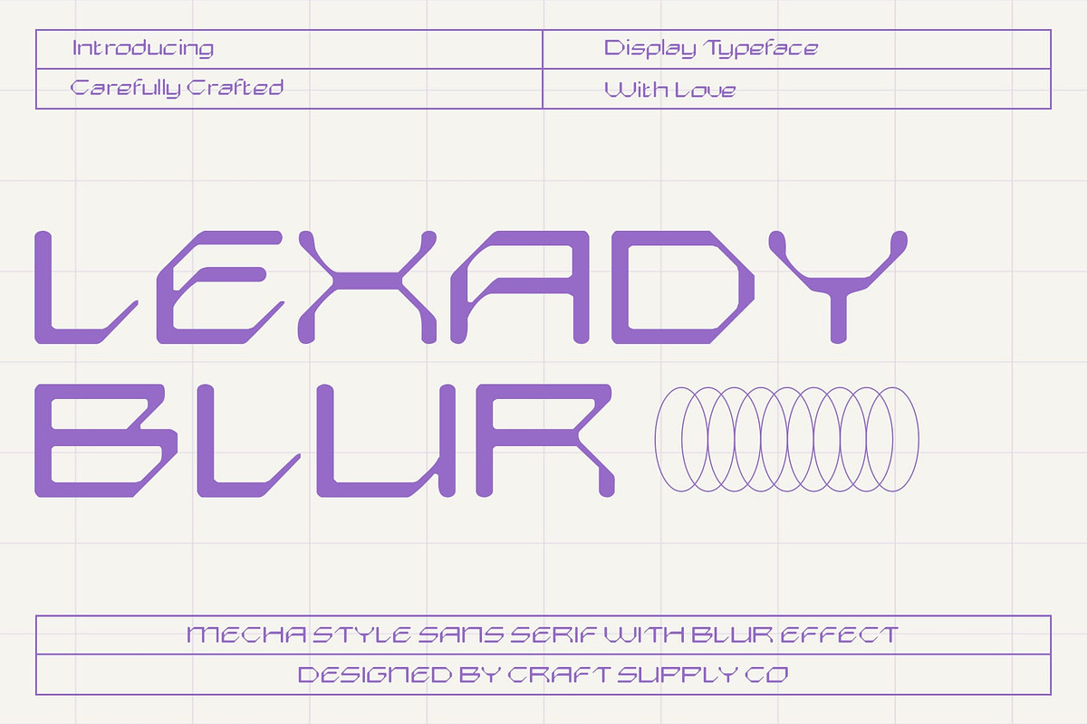 Lexady Blur, a Sans Serif Font by Craft Supply Co. (Photo 1 of 8)