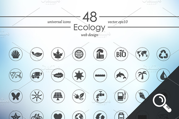 48 Ecology Icons