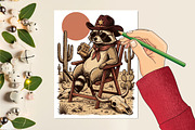 Funny Raccoon PNG Sublimation Bundle, an Object Illustration by Sublimation Artist (Thumbnail 23 of 23)