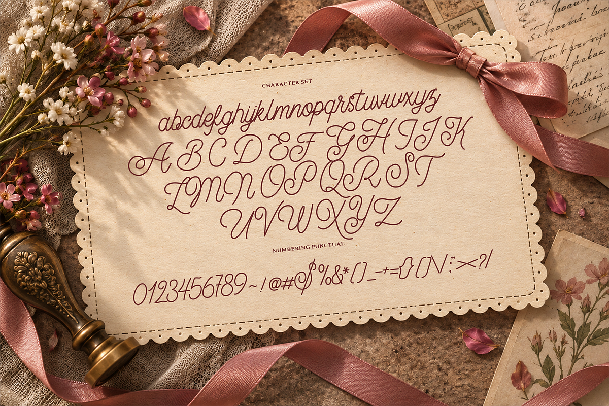 Lavéra – Elegant Signature Script, a Script Font by Fortunes Co (Photo 3 of 8)