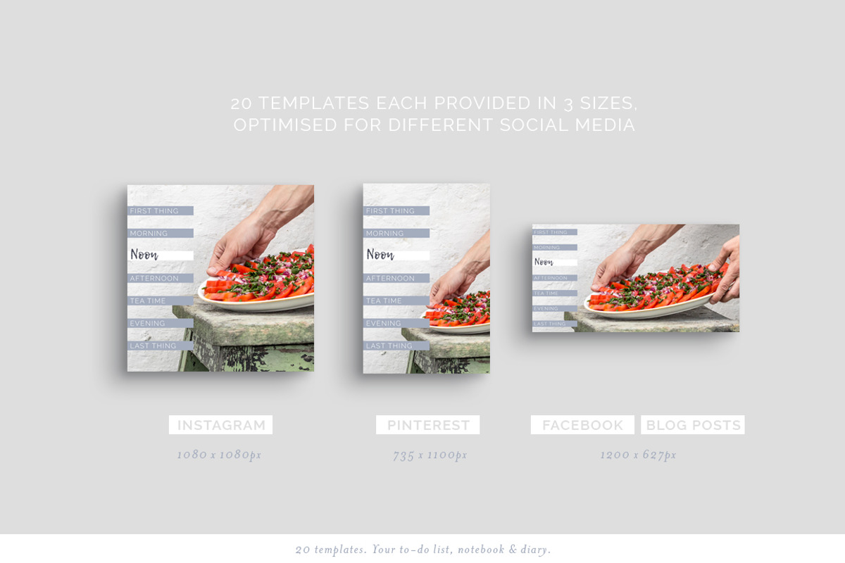 Journal Social Media template pack, a Social Media Template by Katy Clemmans (Photo 2 of 7)