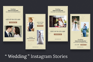 Wedding Photography Instagram Storie