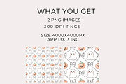 Cute Halloween conquette Ghost, a Decorative Illustration by Anca Digital Vibe (Thumbnail 2 of 5)