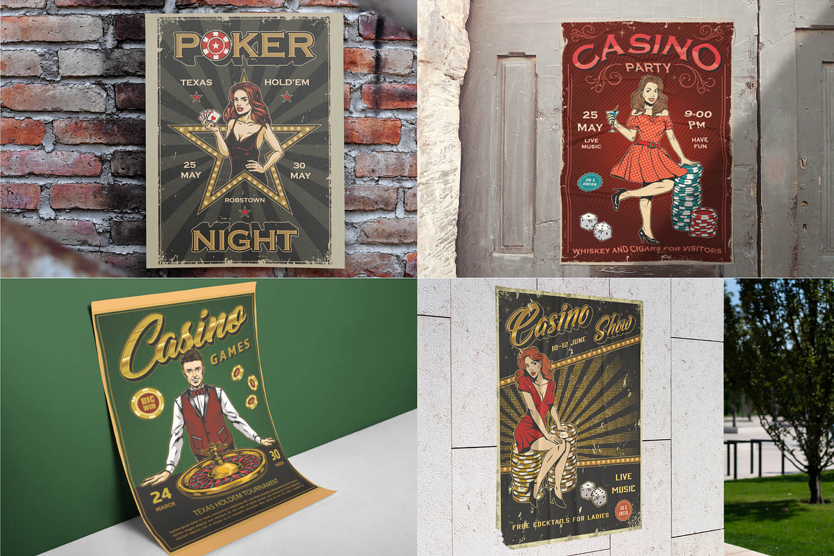50 Gambling posters, a Brochure Template by DGIM studio (Photo 5 of 6)