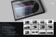 Framed Vinyl Mockup, a Packaging Mockup by KIPET (Thumbnail 1 of 15)