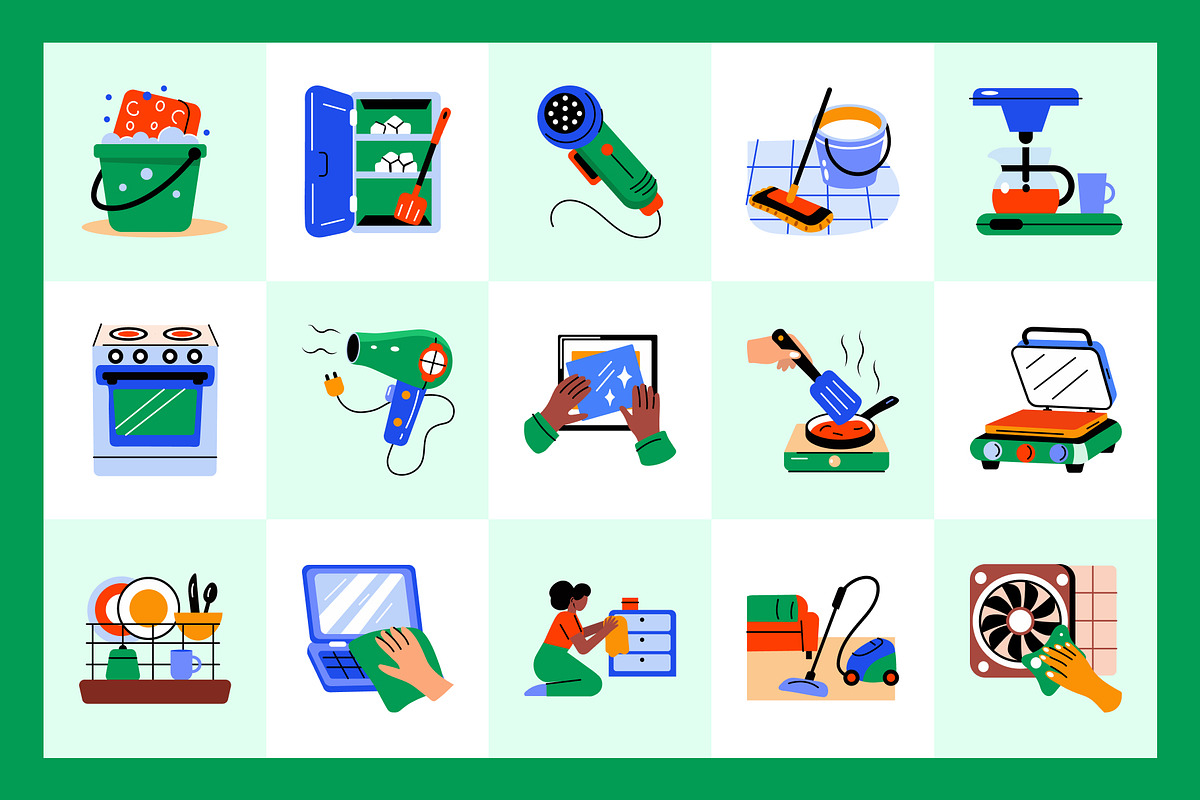 Household and Cleaning, a Duotone Icon by Vectors Market (Photo 6 of 9)