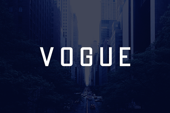 VOGUE - Display / Headline Typeface preview 8